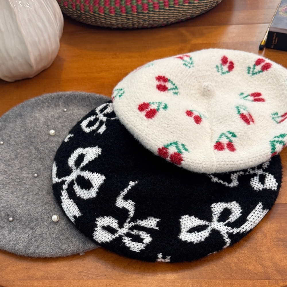 Anthropologie berets, NWOT